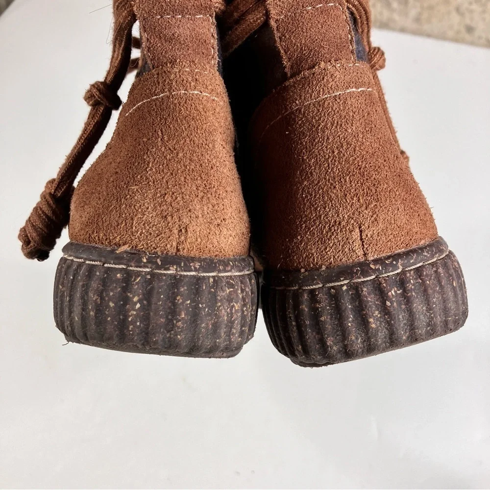 Clarks Caroline Lily boots suede size‎ 6 side zipper closure